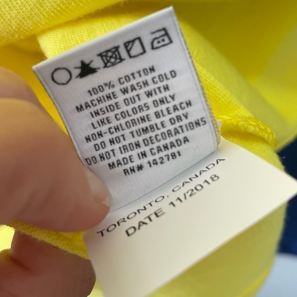 [XS] NWT Aime Leon Dore Shirt Yellow, Red & Blue Long Sleeve 100% Cotton Shirt - Picture 14 of 15